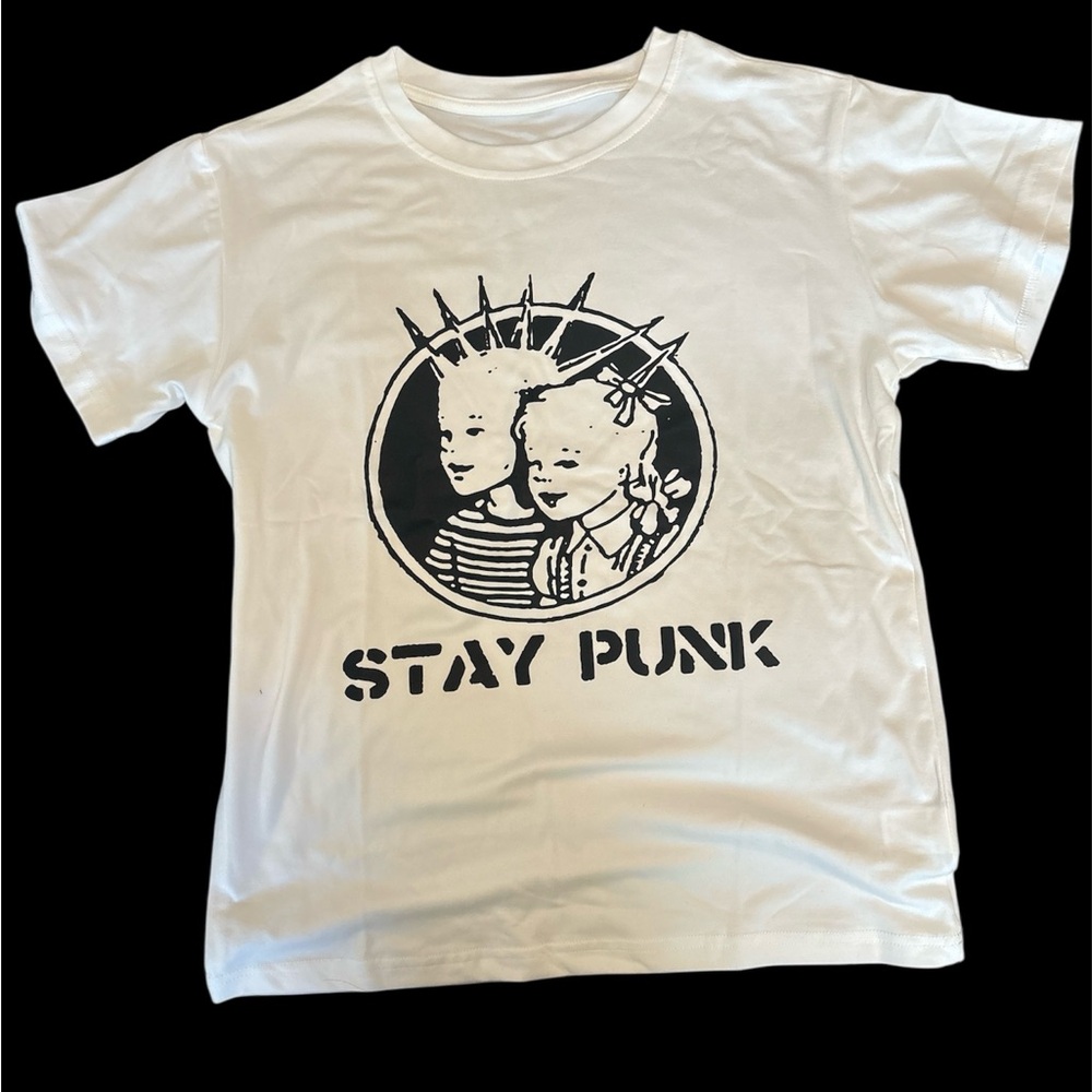 Stay Punk T-Shirt - White